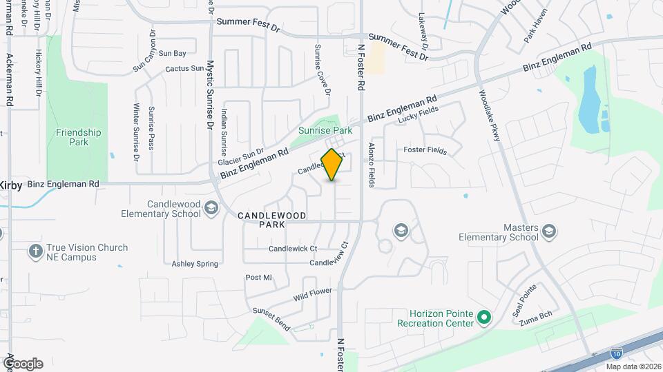 3123 Candleside Dr Map and Location Details