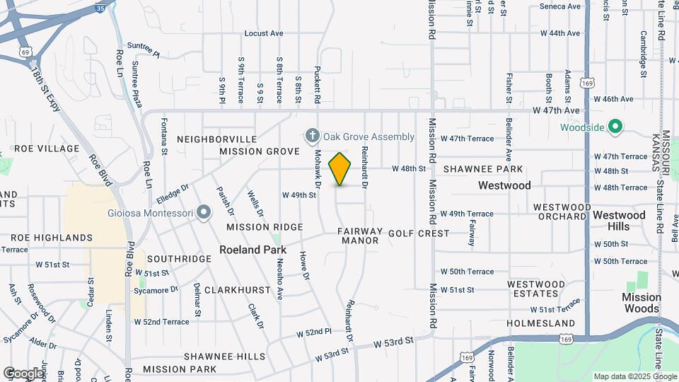 4825 Pawnee Dr Map and Location Details