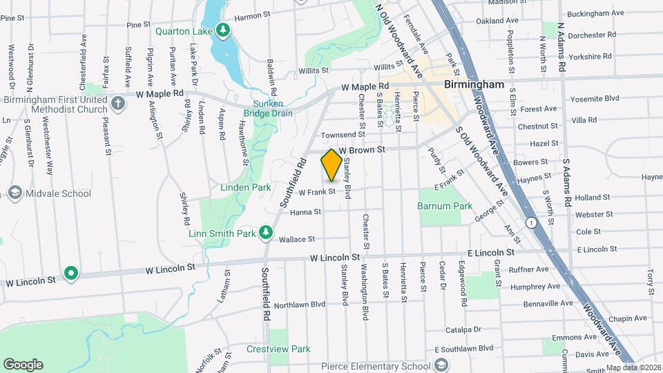 564 W Frank St Map and Location Details