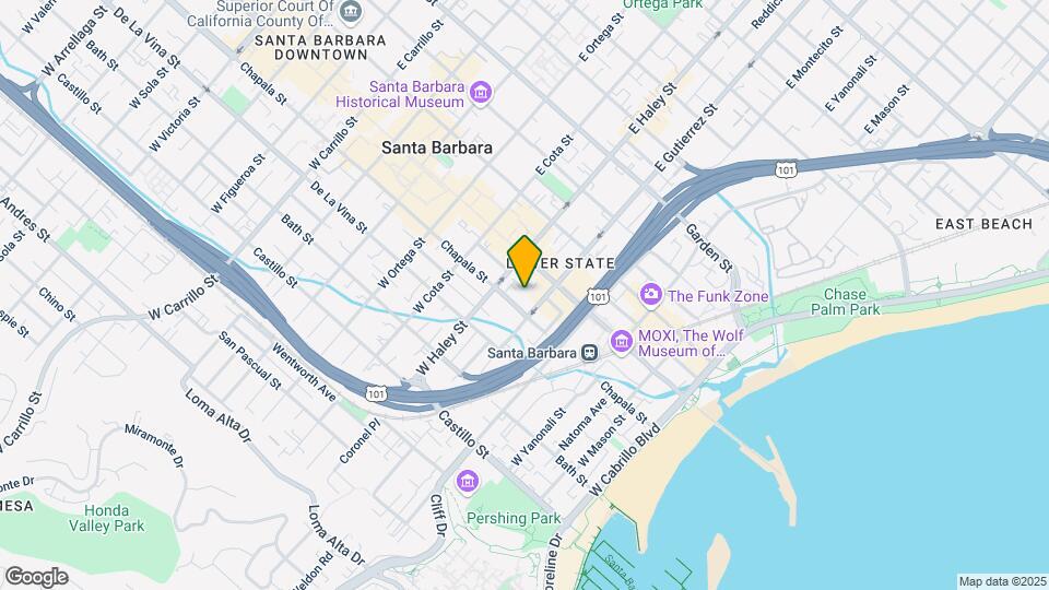 414 Chapala St Map and Location Details