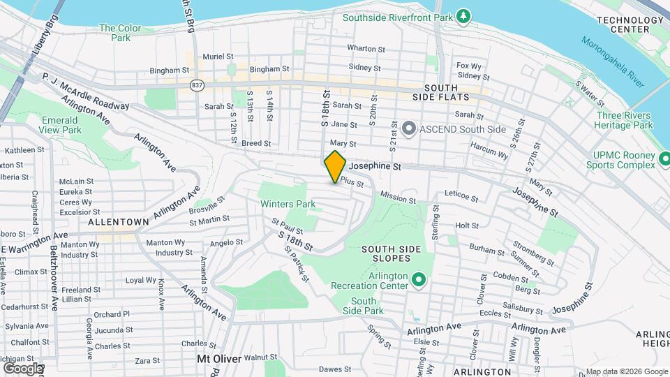 38 Gregory St Map and Location Details