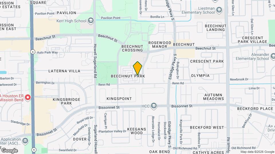 8623 Beechcrest St Map and Location Details