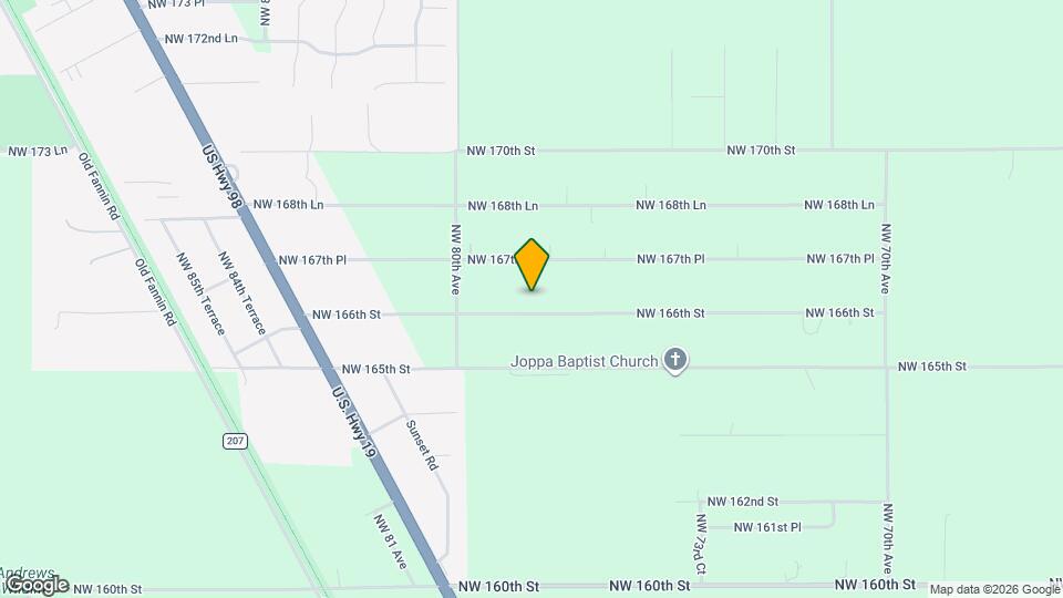 7831 NW 166th St Map and Location Details