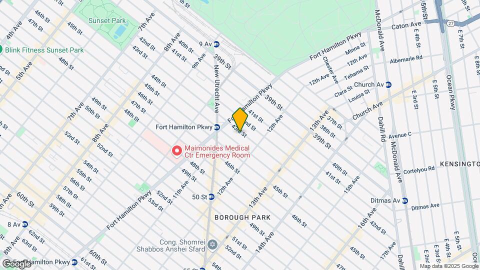 1140 43rd St Map and Location Details