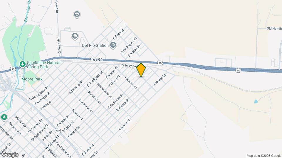 817 E Gutierrez St Map and Location Details