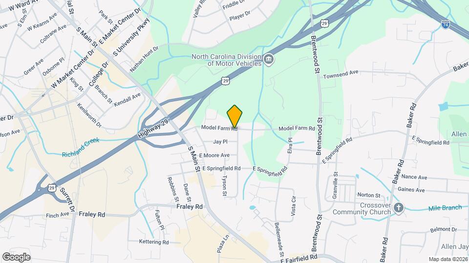 2100 Francis St Map and Location Details