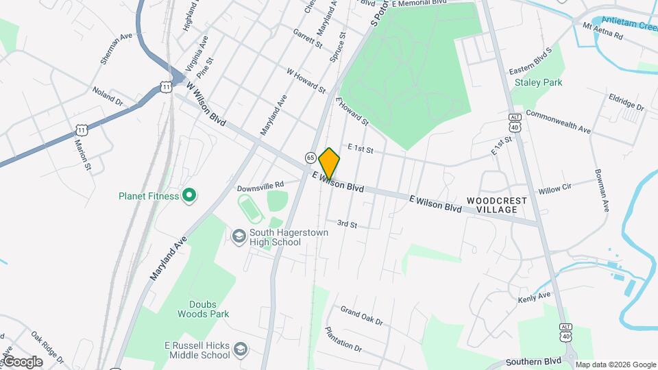 1001 Pope Ave Map and Location Details