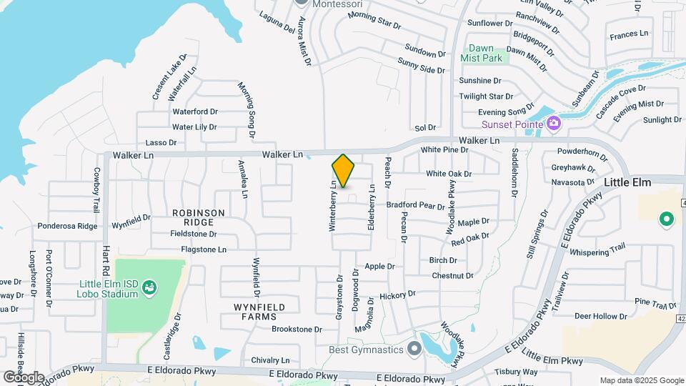 1909 Bradford Pear Square Map and Location Details