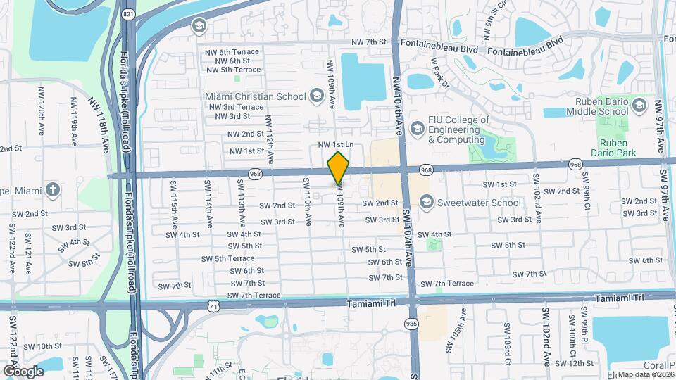 110 SW 109th Ave Map and Location Details