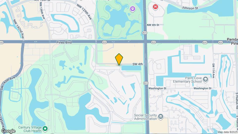 12750 SW 4th Ct Map and Location Details