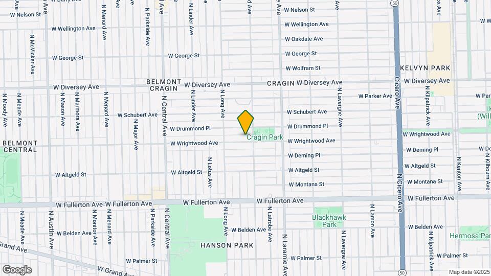 5312 W Wrightwood Ave, Unit 1st floor Map and Location Details
