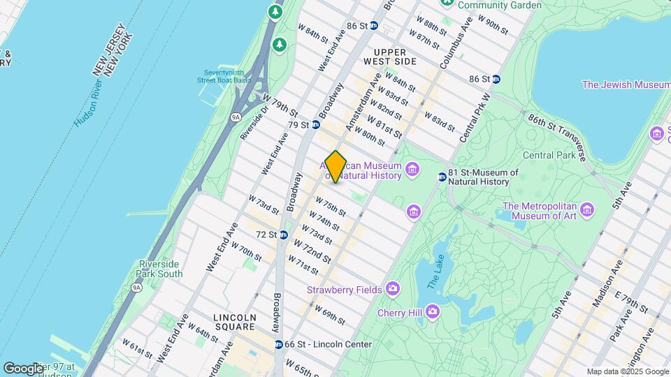 157 W 76th St Mapa y Detalles de la Ubicación