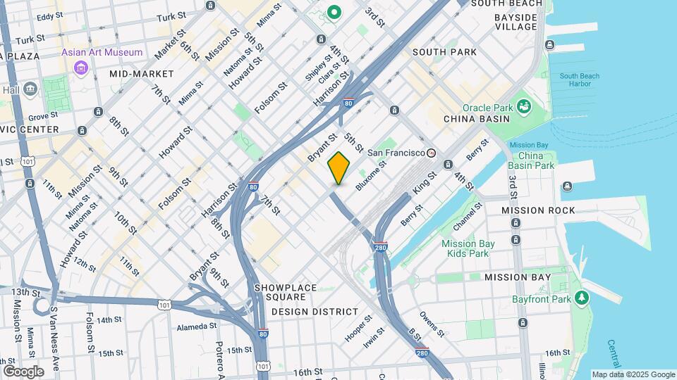 683 Brannan St Loft Apartments Map and Location Details