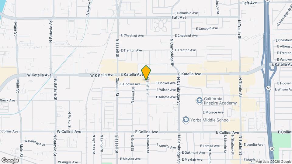 445 E Hoover Ave Mapa y Detalles de la Ubicación