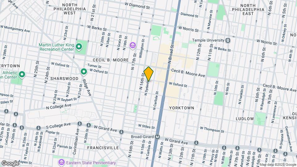 1533 N Sydenham St Map and Location Details