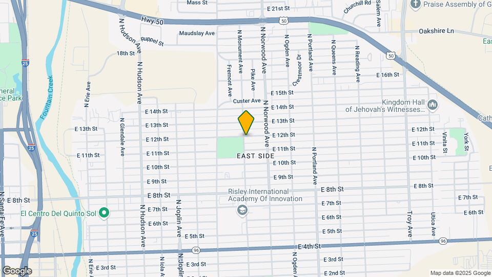 1402 E 12th St Mapa y Detalles de la Ubicación