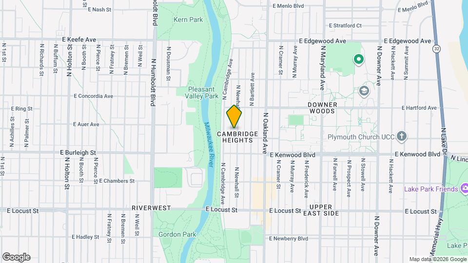 3217 N Newhall St, Unit Lower Map and Location Details