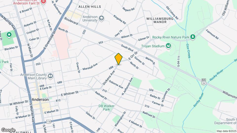 702 E Orr St Map and Location Details