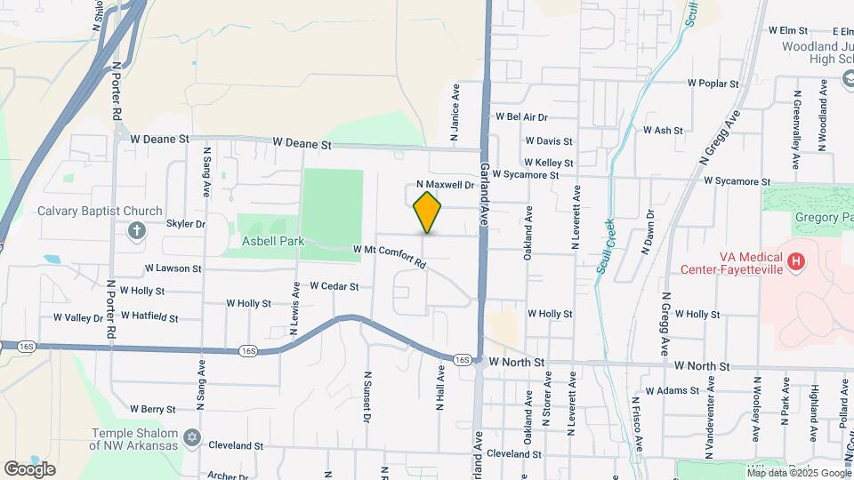 1283 W Hendrix St Map and Location Details