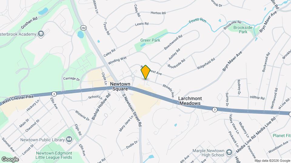 3536 Rhoads Ave Map and Location Details