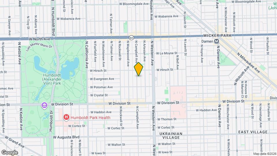 1333 N Campbell Ave Map and Location Details