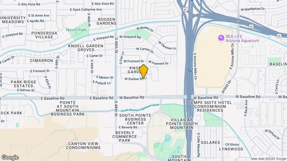 2407 W Dunbar Dr Map and Location Details