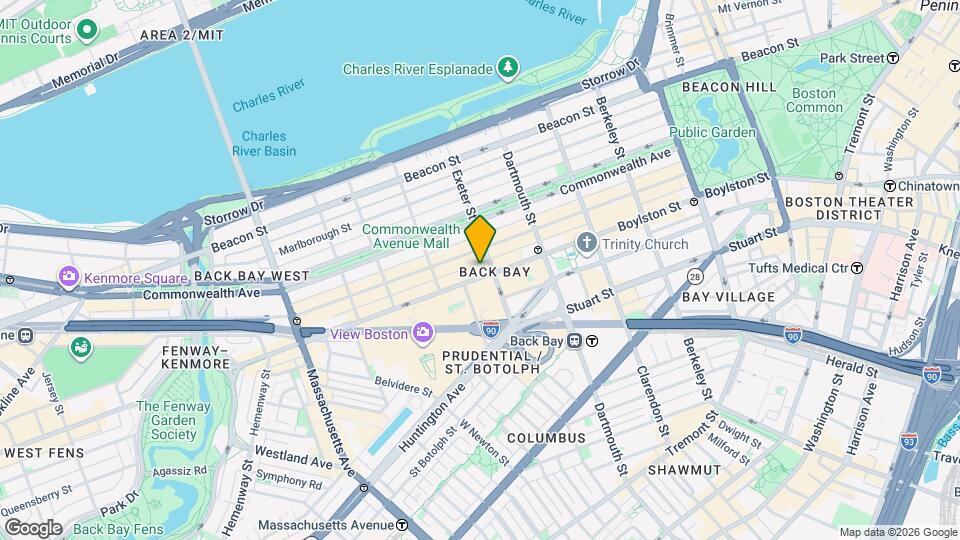 719 Boylston St Map and Location Details