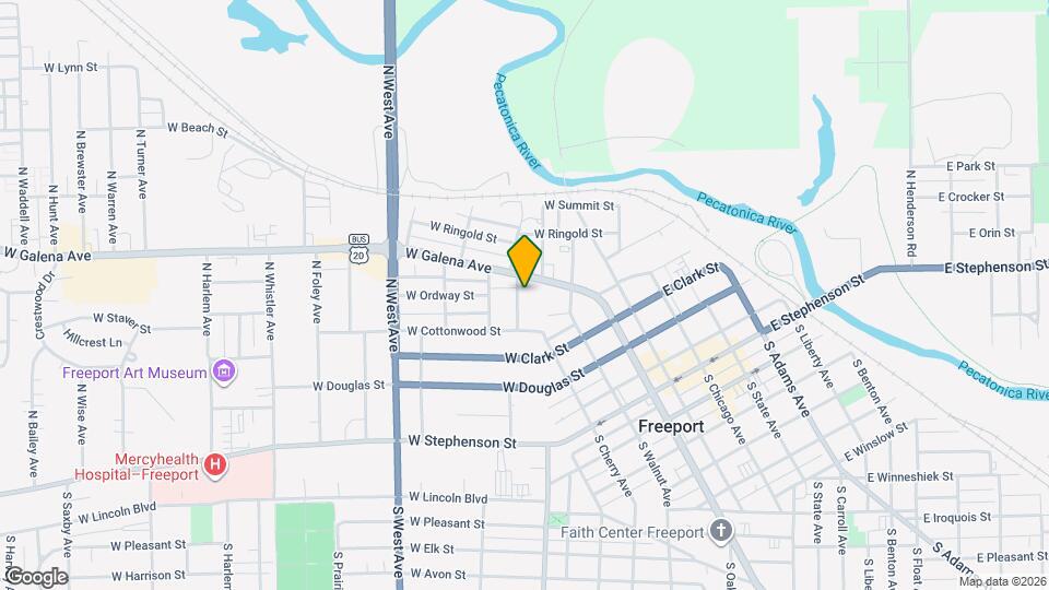 435 N Apple Ave Mapa y Detalles de la Ubicación