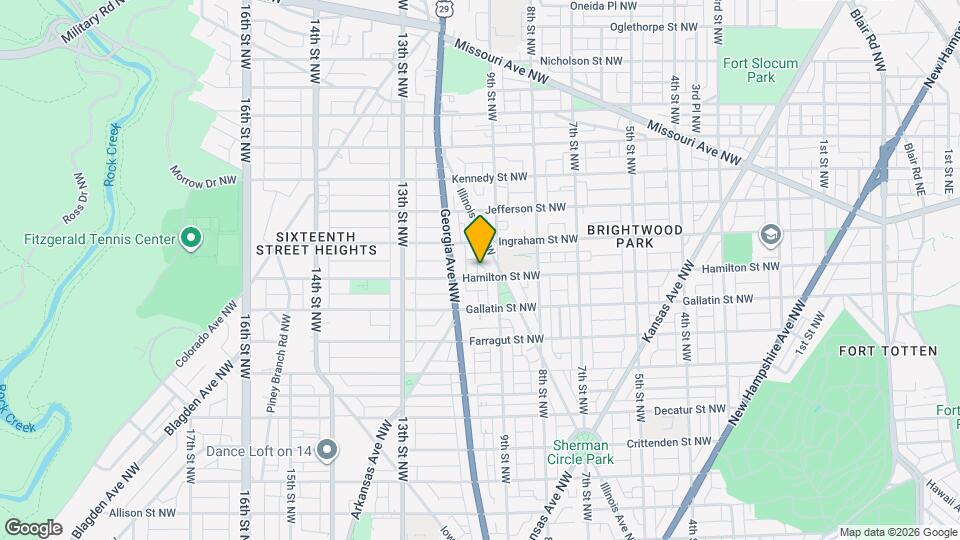 917 Hamilton St NW Map and Location Details