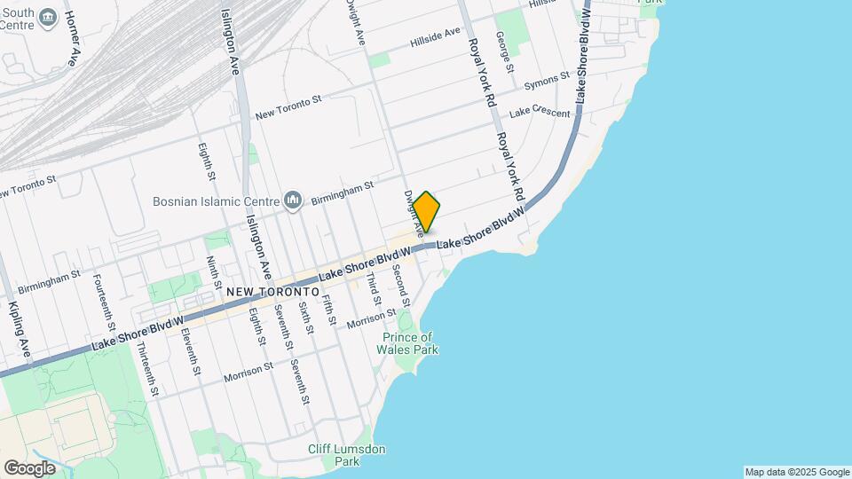 2724 Lake Shore Blvd W Map and Location Details