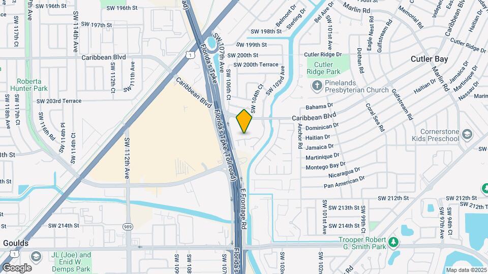 10521 SW 207th St Mapa y Detalles de la Ubicación