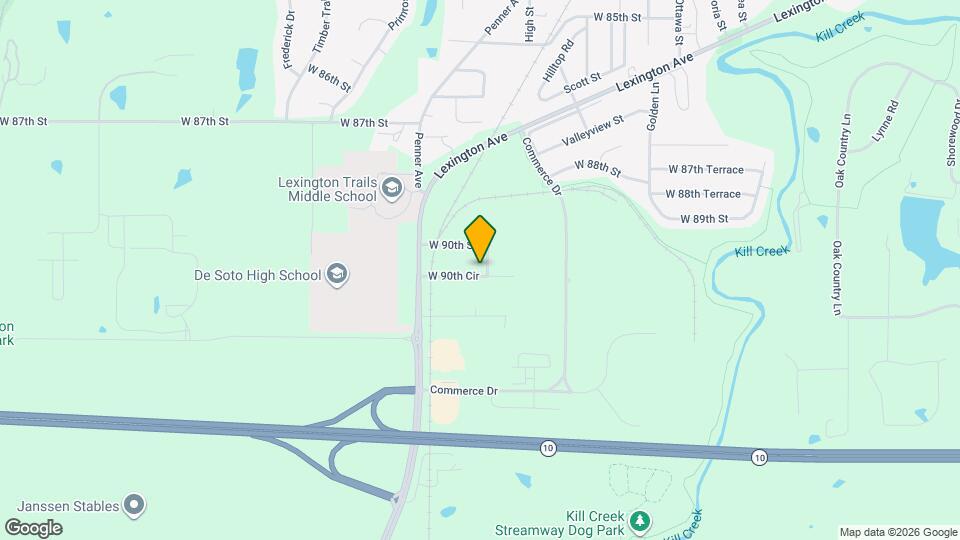 34076 W 90th Cir Map and Location Details
