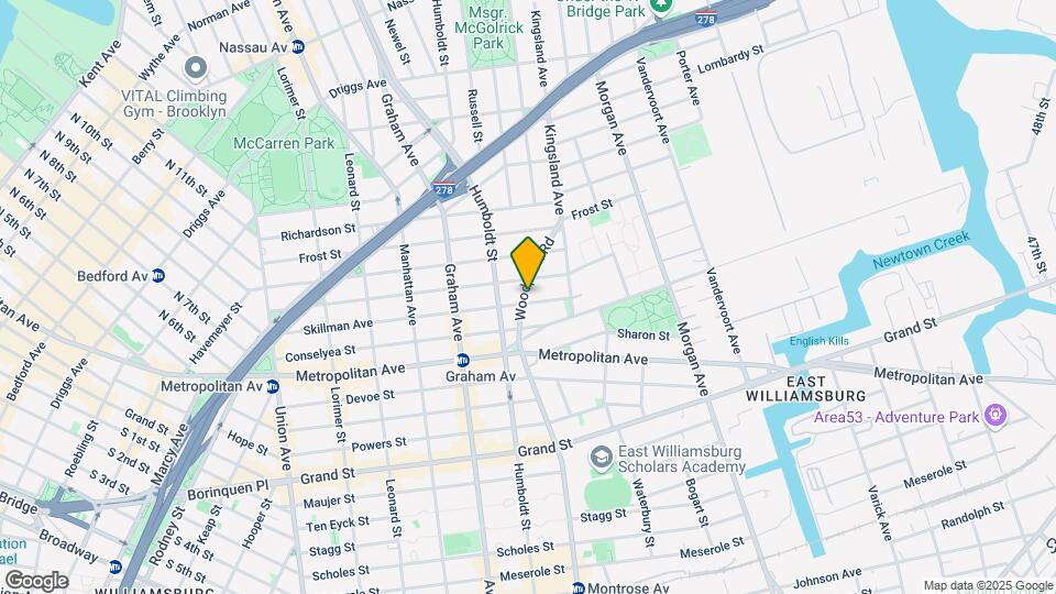 185 Woodpoint Rd Map and Location Details