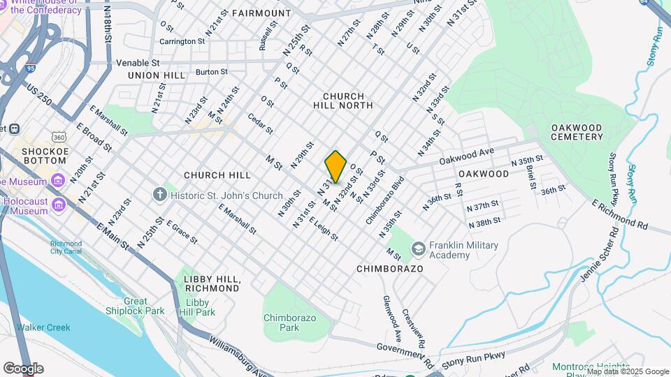 3105 N St Map and Location Details