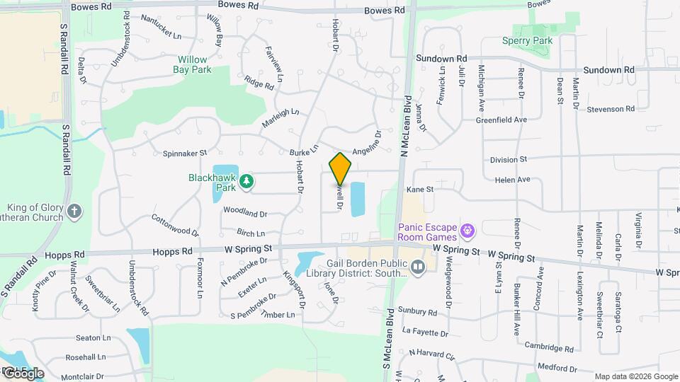 440 Lowell Dr Map and Location Details