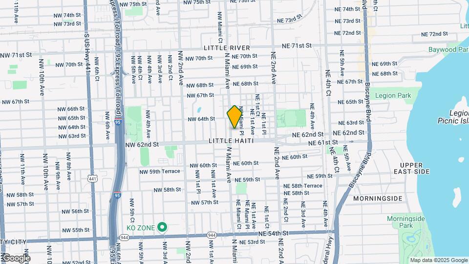 6245 N Miami Ave Map and Location Details
