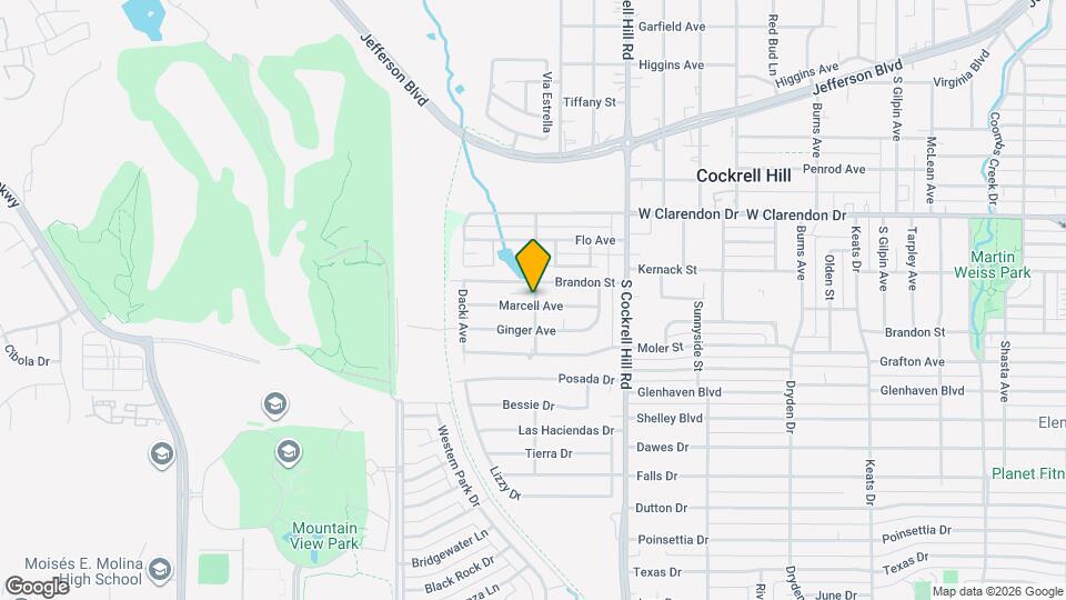 4503 Marcell Ave Map and Location Details