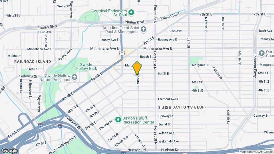 619 N Mendota St Map and Location Details
