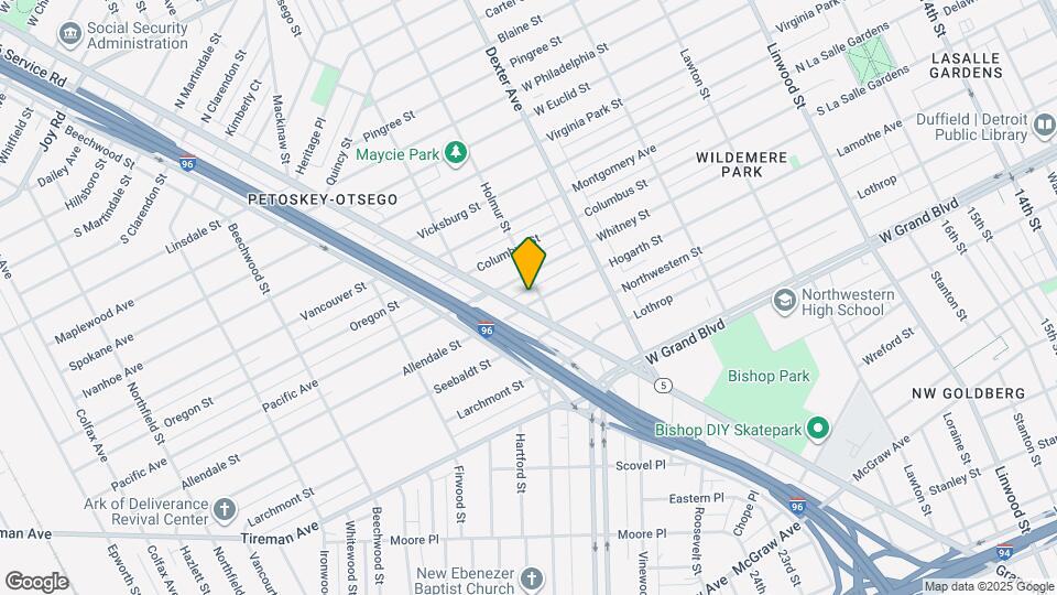 4016 Hogarth St Map and Location Details