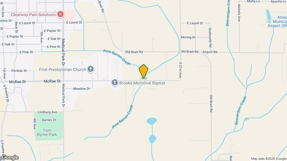 1090 McRae St Map and Location Details