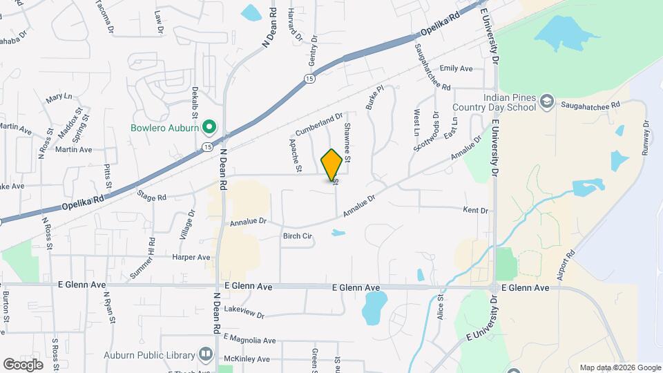 549 Thorpe St Map and Location Details