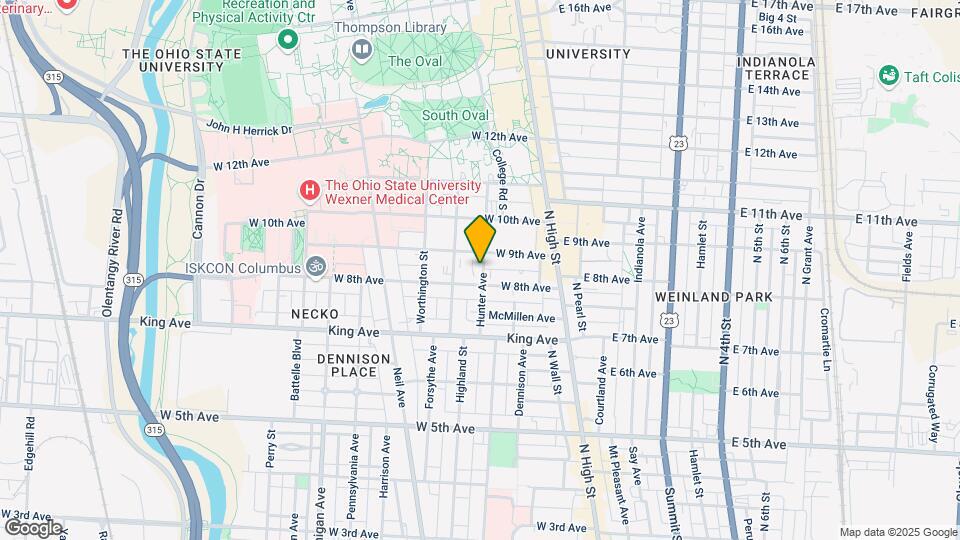1497 Hunter Ave Mapa y Detalles de la Ubicación