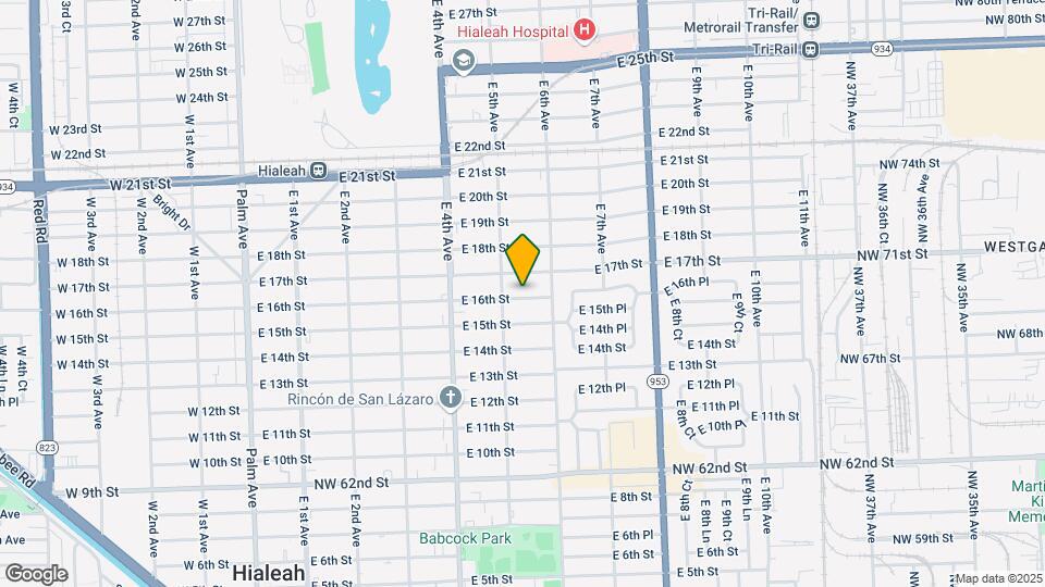 541 E 16th St Map and Location Details