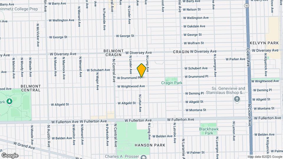 5425 W Drummond Pl Mapa y Detalles de la Ubicación