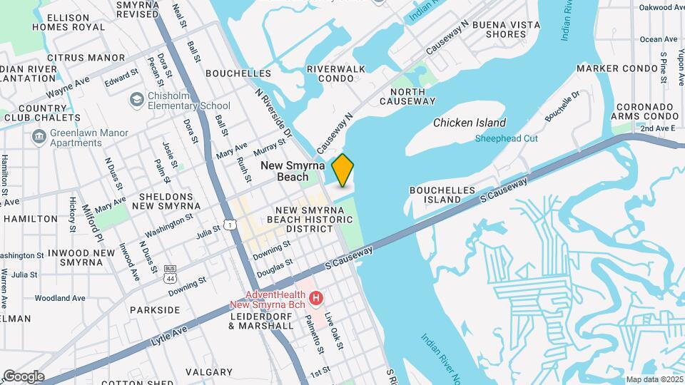 101 N Riverside Dr, Unit 4100 Map and Location Details