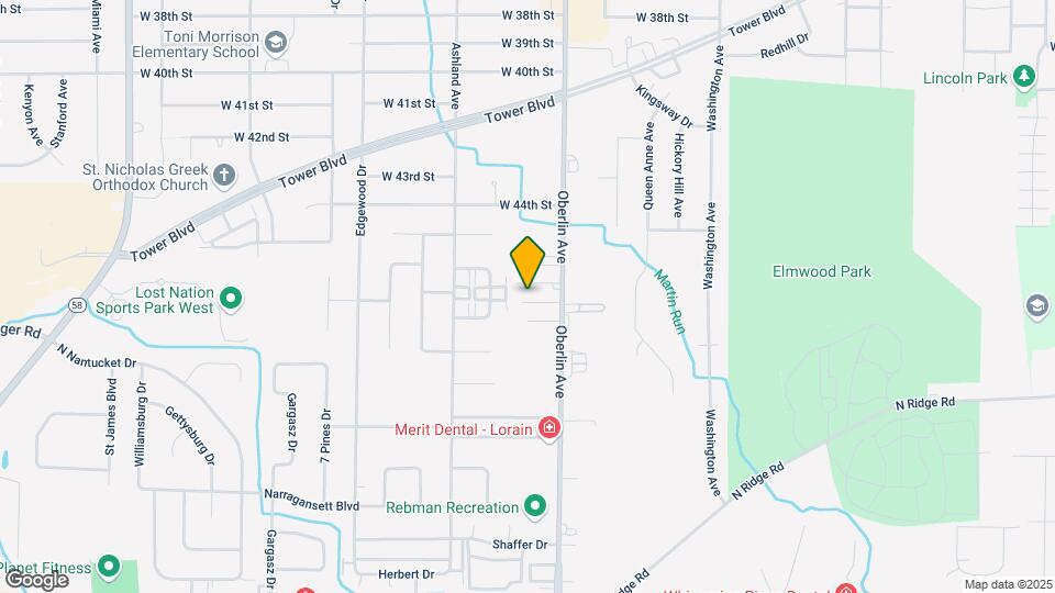 4652 Oberlin Ave Mapa y Detalles de la Ubicación