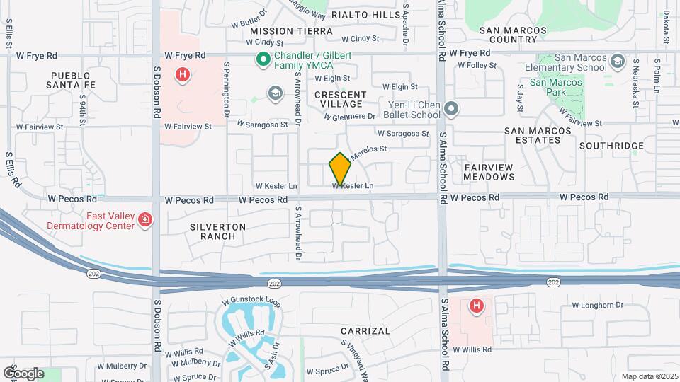 1373 W Kesler Ln Map and Location Details