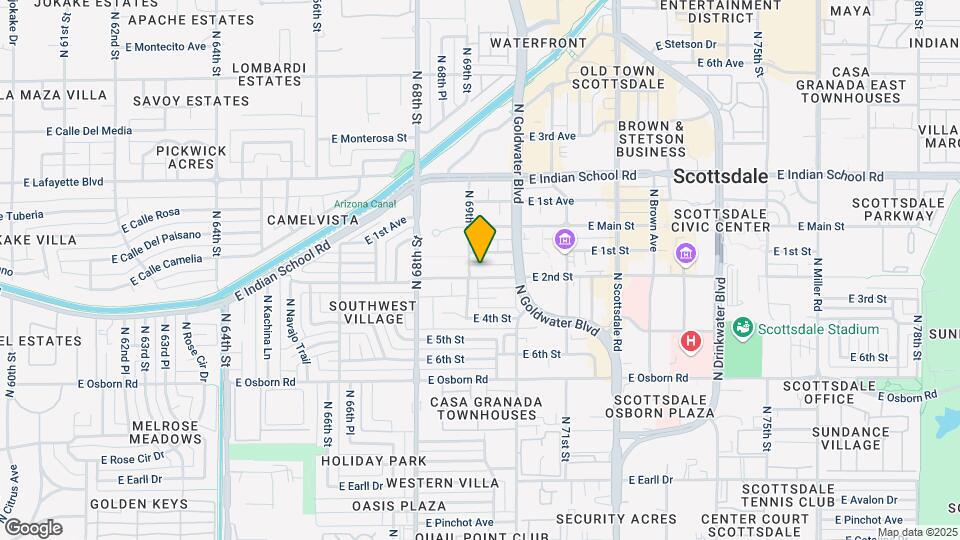 6916 E 2nd St Map and Location Details