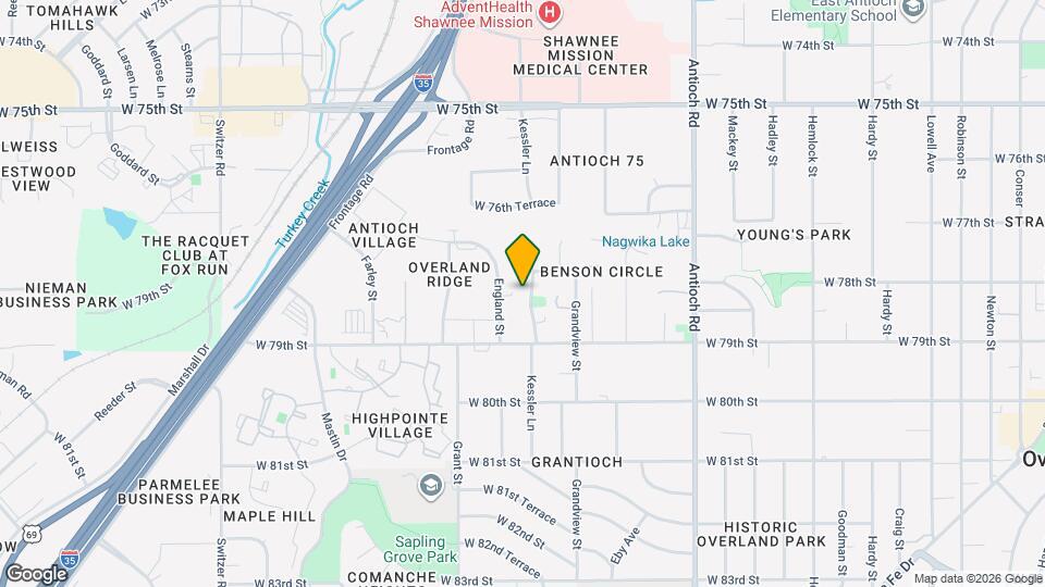 7816 Kessler Ln Map and Location Details