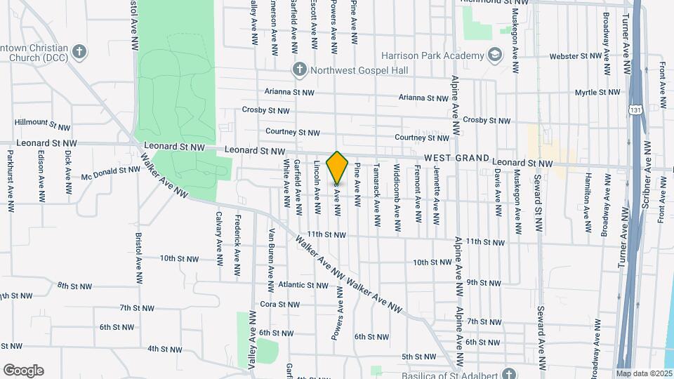 1113 Powers Ave NW Map and Location Details